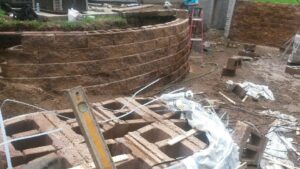 driveway under house